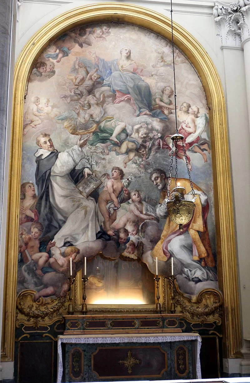 Madonna in gloria e ss. Domenico e Filippo Neri - San Giovanni in Laterano, Roma